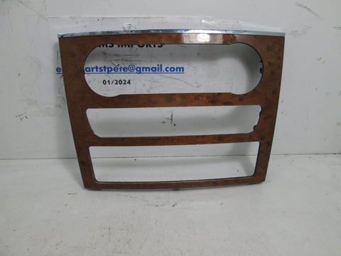 Mercedes W251 Center Climate Control Wood Dash Bezel Panel #101 (USED)