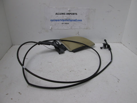 Mercedes W208 Convertible Top Right Folding Lid Release Latch w/Cable 2086900264 (USED)