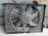 Mercedes W211 W219 03-06 Auxiliary Cooling Fan Assembly 2115000693 2115050555 2115001693  (USED)