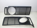 BMW E21 Euro 320i 320is 323i Left/Right Single Headlight Grille Set OEM (USED)