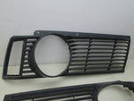 BMW E21 Euro 320i 320is 323i Left/Right Single Headlight Grille Set OEM (USED)