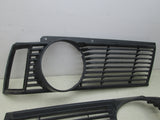 BMW E21 Euro 320i 320is 323i Left/Right Single Headlight Grille Set OEM (USED)