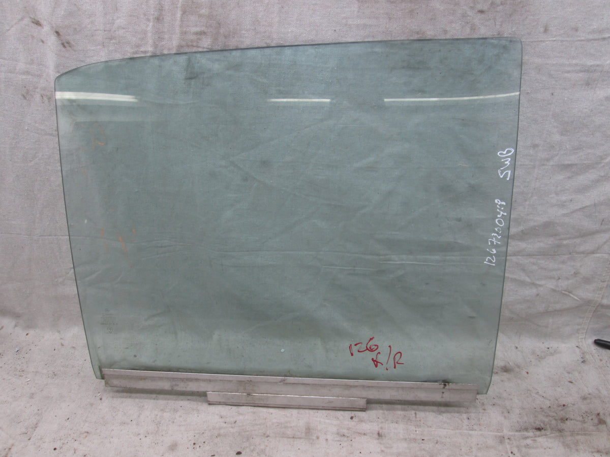 Mercedes W126 SE short wheel base right rear door glass window – Allums ...