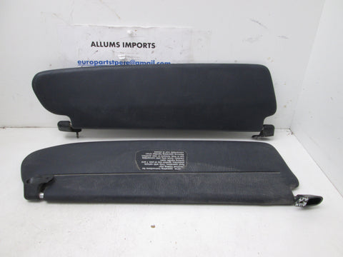 Porsche 944 968 Cabriolet Sun Visors Left/Right Dark Blue #114 (USED)