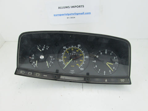 Mercedes W123 Instrument Cluster Speedometer 1235421757 (USED)