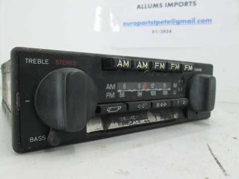 Vintage Mercedes Becker Europa Radio Cassette Model 595 #2 (USED)