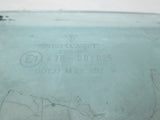Porsche 928 left rear quarter glass window (USED)