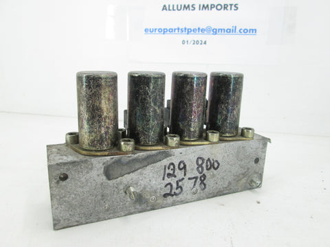 Mercedes R129 SL500 300SL SL320 Top Valve Block 4 Ports 1298002578 (USED)