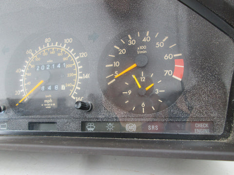 まる様 Mercedes W124 300E Instrument Cluster Speedometer 1245425506