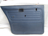 BMW E28 528e 535is left rear door panel Blue (USED)