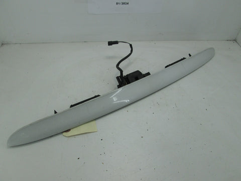 BMW E46 sedan rear trunk release tag light trim panel white #8