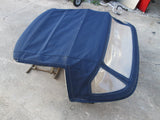 Mercedes R107 blue soft top with frame 380SL 450SL 560SL (USED)