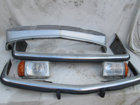 Mercedes R107 380SL 450SL 560SL EURO conversion Headlight bumpers (USED)