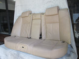 BMW E38 740iL 740i 750iL rear seat set tan