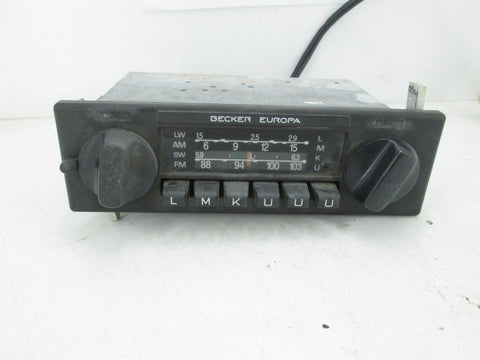 Vintage Mercedes Becker Europa Radio Cassette Vintage Model 460 #4 (USED)