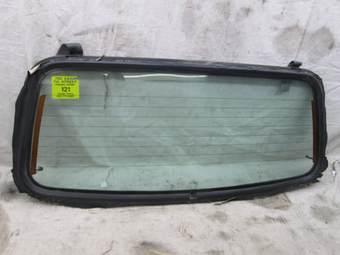 Jaguar XJS convertible soft top rear window glass 76-91 (USED)