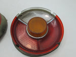 BMW 2002 1600 1800 2002Tii Roundie Tail Light Lens Pair (USED)