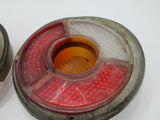 BMW 2002 1600 1800 2002Tii Roundie Tail Light Lens Pair (USED)