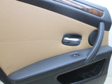 BMW E60 525i 535i 545i left rear door panel black natural brown (USED)