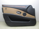 BMW E60 525i 535i 545i left front door panel black brown (USED)