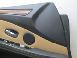 BMW E60 525i 535i 545i left front door panel black brown (USED)