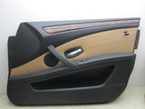 BMW E60 525i 535i 545i right front door panel black brown (USED)