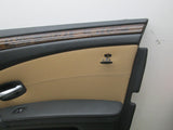 BMW E60 525i 535i 545i right front door panel black brown (USED)