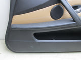 BMW E60 525i 535i 545i right front door panel black brown (USED)