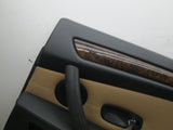 BMW E60 525i 535i 545i right rear door panel black natural brown (USED)