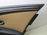 BMW E60 525i 535i 545i right rear door panel black natural brown (USED)