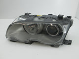 BMW 01-03 E46 330Ci right headlight titanium trim XENON 63126911455 1305621771 (USED)