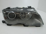 BMW 01-03 E46 330Ci left headlight titanium trim XENON 63126911456 1305621772 (USED)