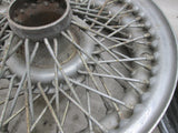 Jaguar XKE wire spoke wheel AX455C pair