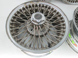 Mercedes R107 380SL 280SL 450SL Dayton wire wheels 5x112 15X7 70 spoke  (USED)