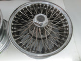 Mercedes R107 380SL 280SL 450SL Dayton wire wheels 5x112 15X7 70 spoke  (USED)