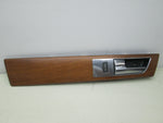 Land Rover LR4 left front door panel insert wood trim handle (USED)