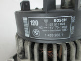 BMW E38 E39 540i 740i 740il 840Ci M62 120amp alternator AL0733 12311433266 (USED)