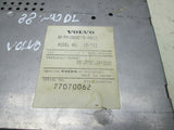 Volvo 240 740 940 960 factory radio CR-712
