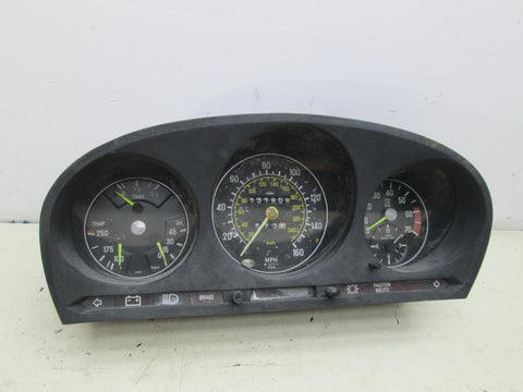 Mercedes R107 W107 450SL 350SL Instrument Cluster Speedometer 1075423701 #2 (USED)