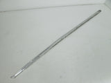 Mercedes W126 560SEC 380SEC Coupe Left front door window trim chrome molding (USED)
