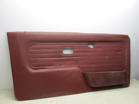 BMW E30 325i 318i coupe convertible left front door panel red burgundy #2 (USED)