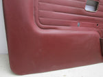 BMW E30 325i 318i coupe convertible left front door panel red burgundy #2 (USED)