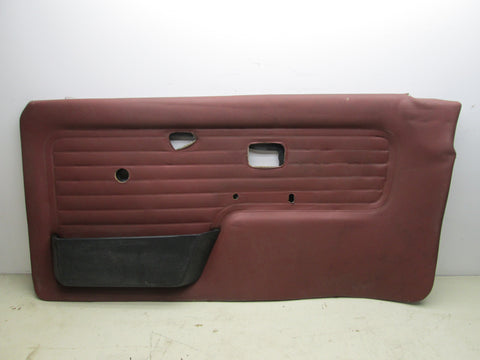 BMW E30 325i 318i coupe convertible right front door panel red burgundy #3 (USED)