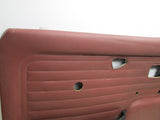 BMW E30 325i 318i coupe convertible right front door panel red burgundy #3 (USED)