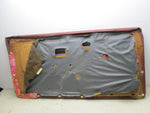 BMW E30 325i 318i coupe convertible right front door panel red burgundy #4 (USED)