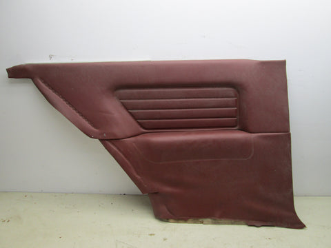 BMW E30 325i 318i coupe left rear door panel red burgundy #2 (USED)