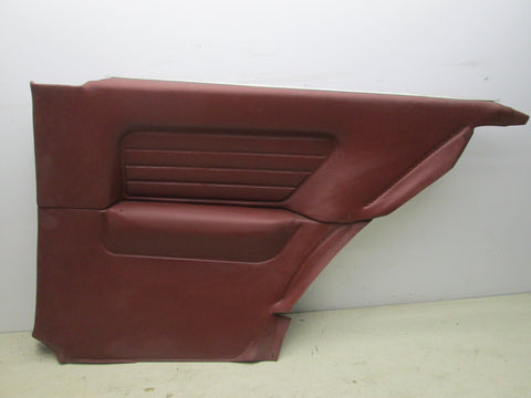 BMW E30 325i 318i coupe right rear door panel red burgundy #4 (USED)