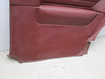 BMW E30 325i 318i coupe right rear door panel red burgundy #4 (USED)