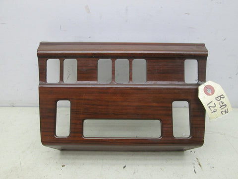 Mercedes W124 Center climate control Wood Dash bezel Panel #11 (USED)