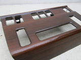 Mercedes W124 Center climate control Wood Dash bezel Panel #12 (USED)